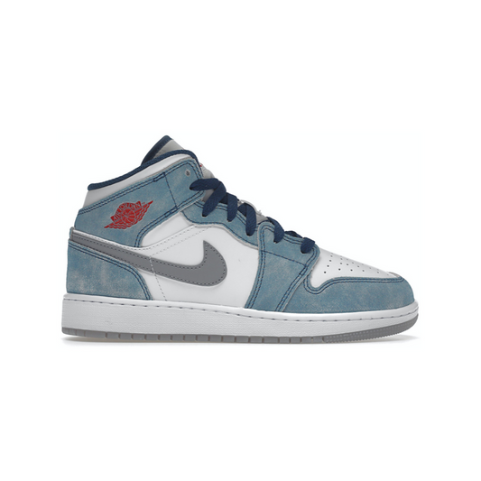 Jordan 1 Mid 'FRENCH BLUE' GS